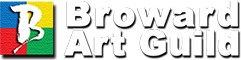 Broward Art Guild logo white