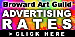 Broward Art Guild Advertising Rates Banner
