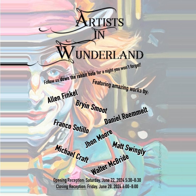 Artists in Wunderland Exhibit