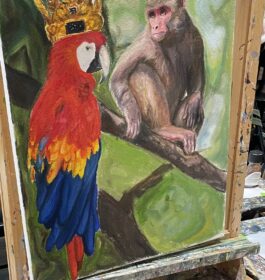 Melanie Bedoya – Monkey Parrot Coronation